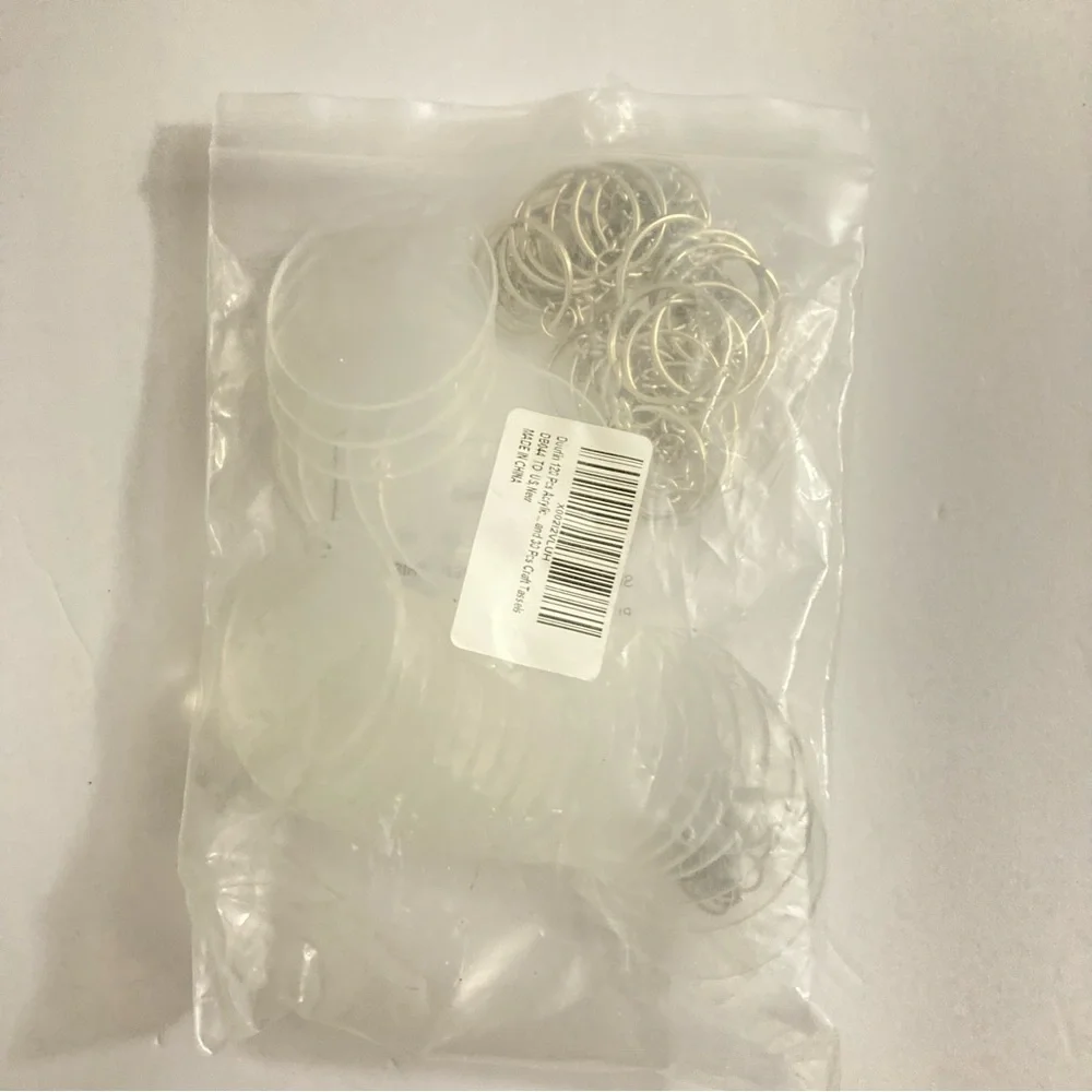Acrylic Keychain Blanks Bulk Set 29 Blanks